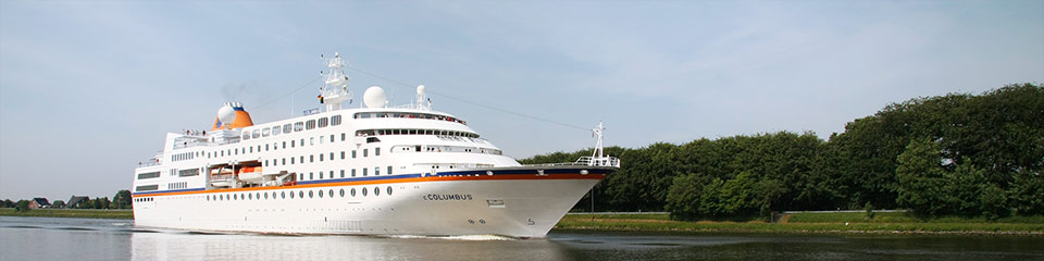 MS cColumbus im Nord-Ostsee-Kanal